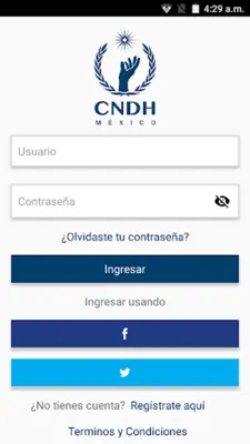 CNDH Informa android App screenshot 1