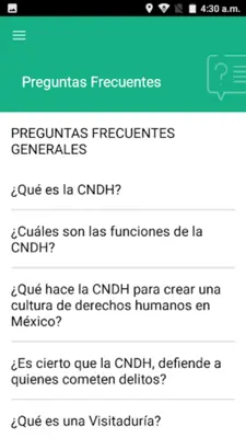 CNDH Informa android App screenshot 2